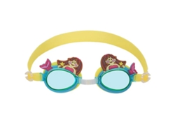 Gafas de natación para niños con lentes duraderas con personajes 3D y estilo de dibujos animados, protección UV antivaho y sin fugas.