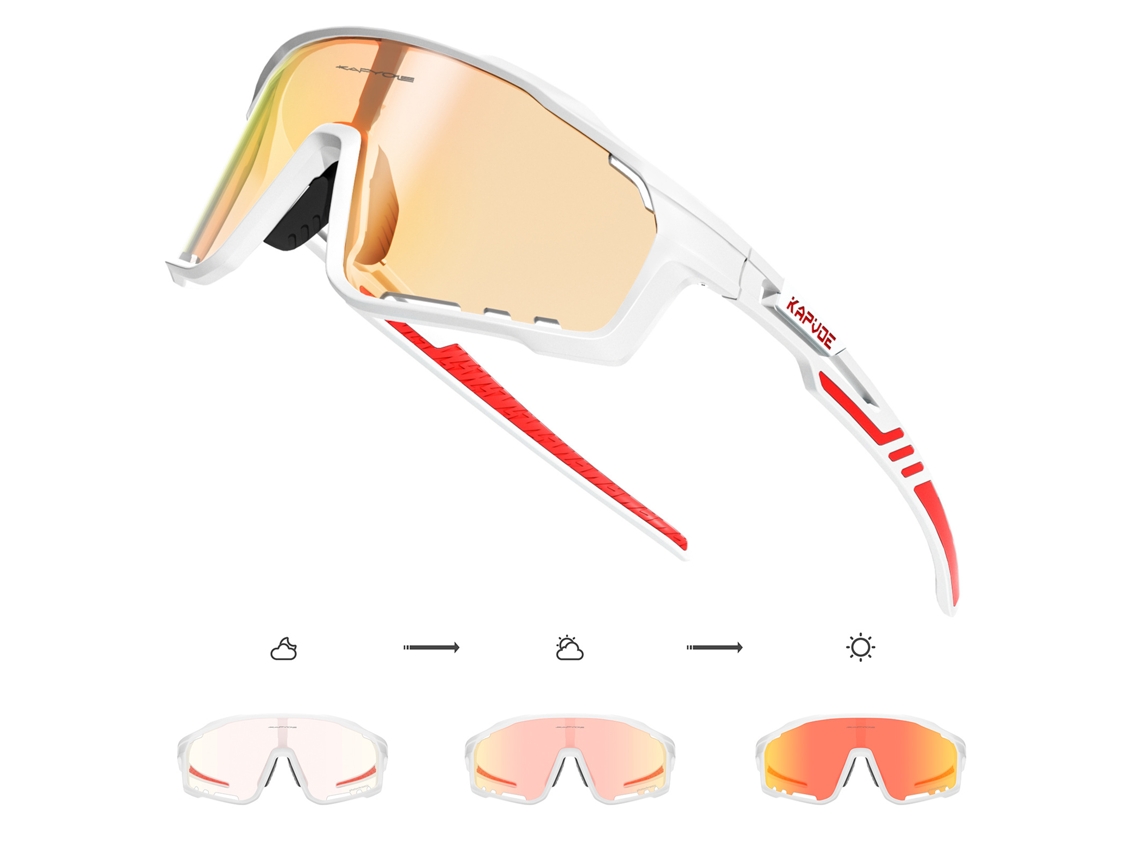 Gafas fotocromáticas MDUG para hombre y mujer, ideales para ciclismo al aire libre y protección contra la arena.