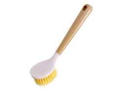 Cepillo de plástico estilo Baok para sartenes, de buen rendimiento, uso económico y mango largo para limpiar la vajilla en la cocina.