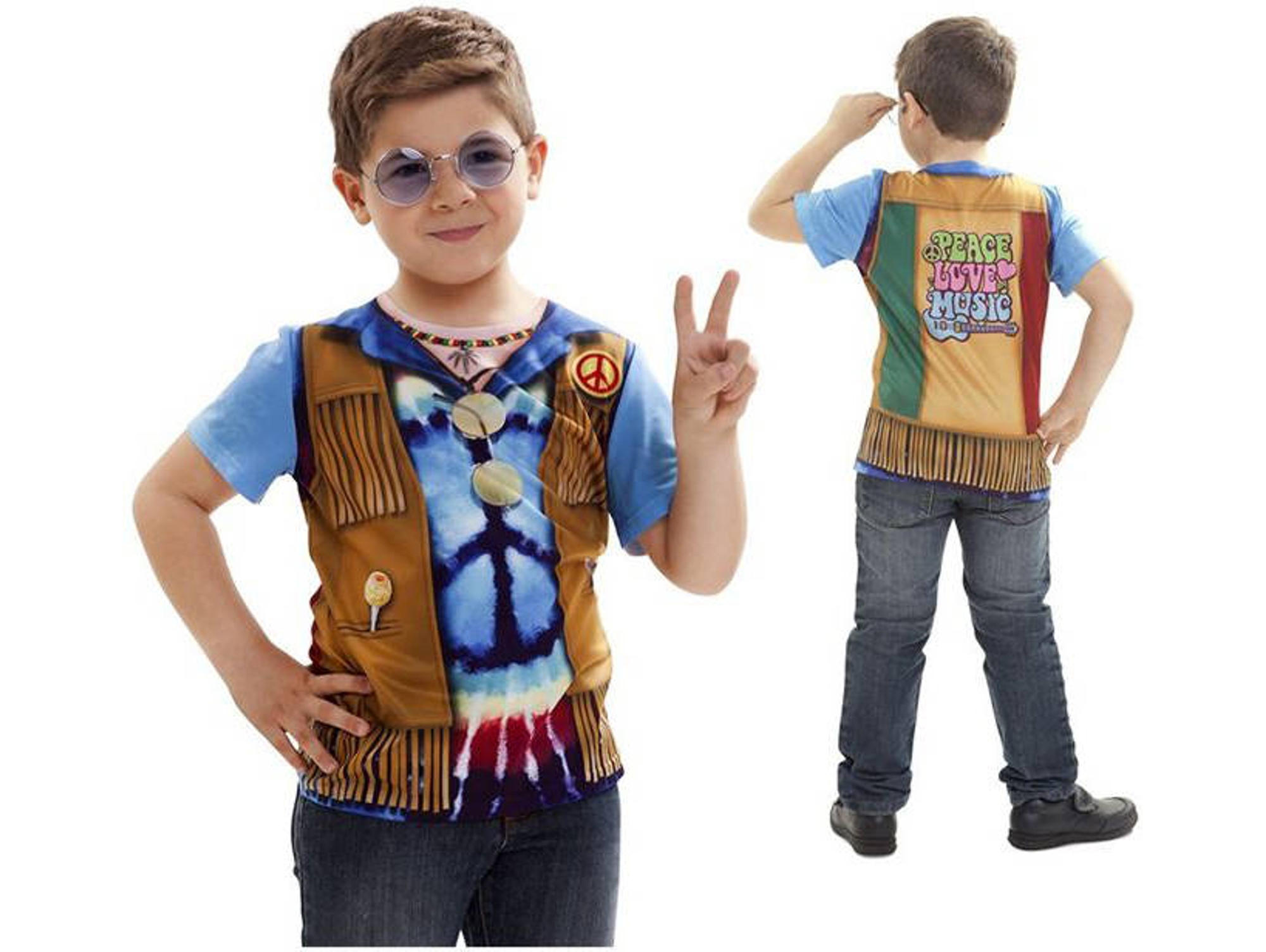 Disfraz de Niño VIVING Hippie (Tam: 2-4 años)