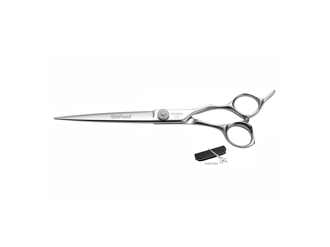 Rickiparodi Tijera de Corte con Estuche Barberline 7