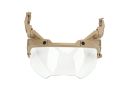Gafas Para Casco Mich Pc Con Visera Ajustable Y Lente Transparente Para Caza Y Ciclismo.