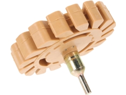 Transportador, Disco De Goma Beige Para Remover Pegatinas
