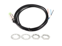 Sensor de interruptor de aproximação cilíndrico, 3 fios, 10‑30vdc, controle de potência industrial