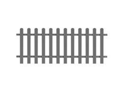 Valla de estacas WPC 200x80 cm DKD HOME DECOR