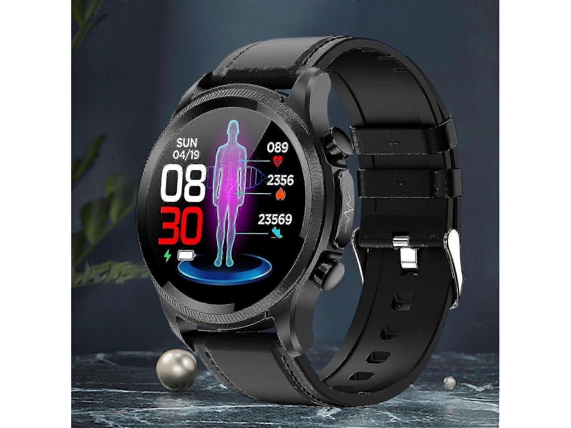 Smartwatch IP68 con monitor de sueño, podómetro, presión arterial no invasiva, para bicicleta eléctrica (contestar/hacer llamadas)