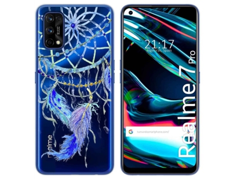 Carcasa Realme 7 Pro TUMUNDOSMARTPHONE Dibujos Transparente Multicolor
