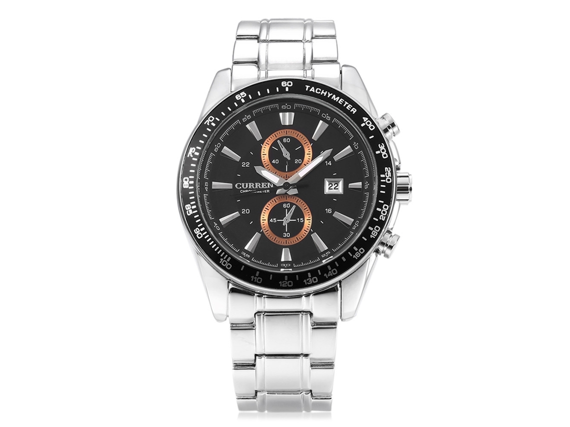 Reloj De Negocios Analógico Para Hombre Con Movimiento De Cuarzo, Brazalete De Acero, Resistente Al Agua.