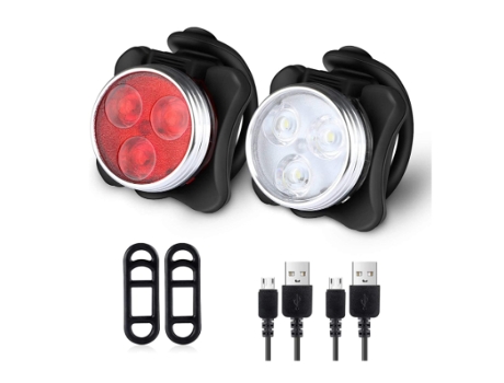 Luz frontal recargable USB YIZHOOD DES1194 (negra)