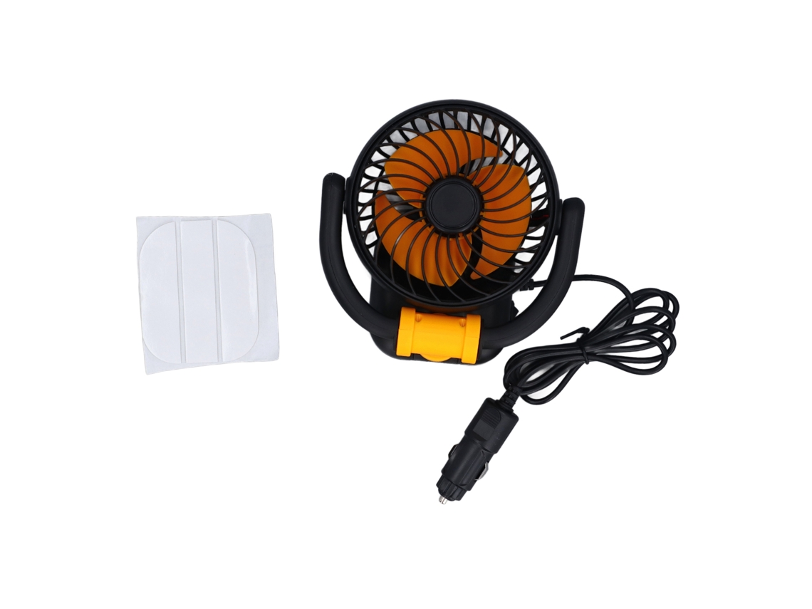 Ventilador para coche de 12 V CC, 2 velocidades, rotación silenciosa.