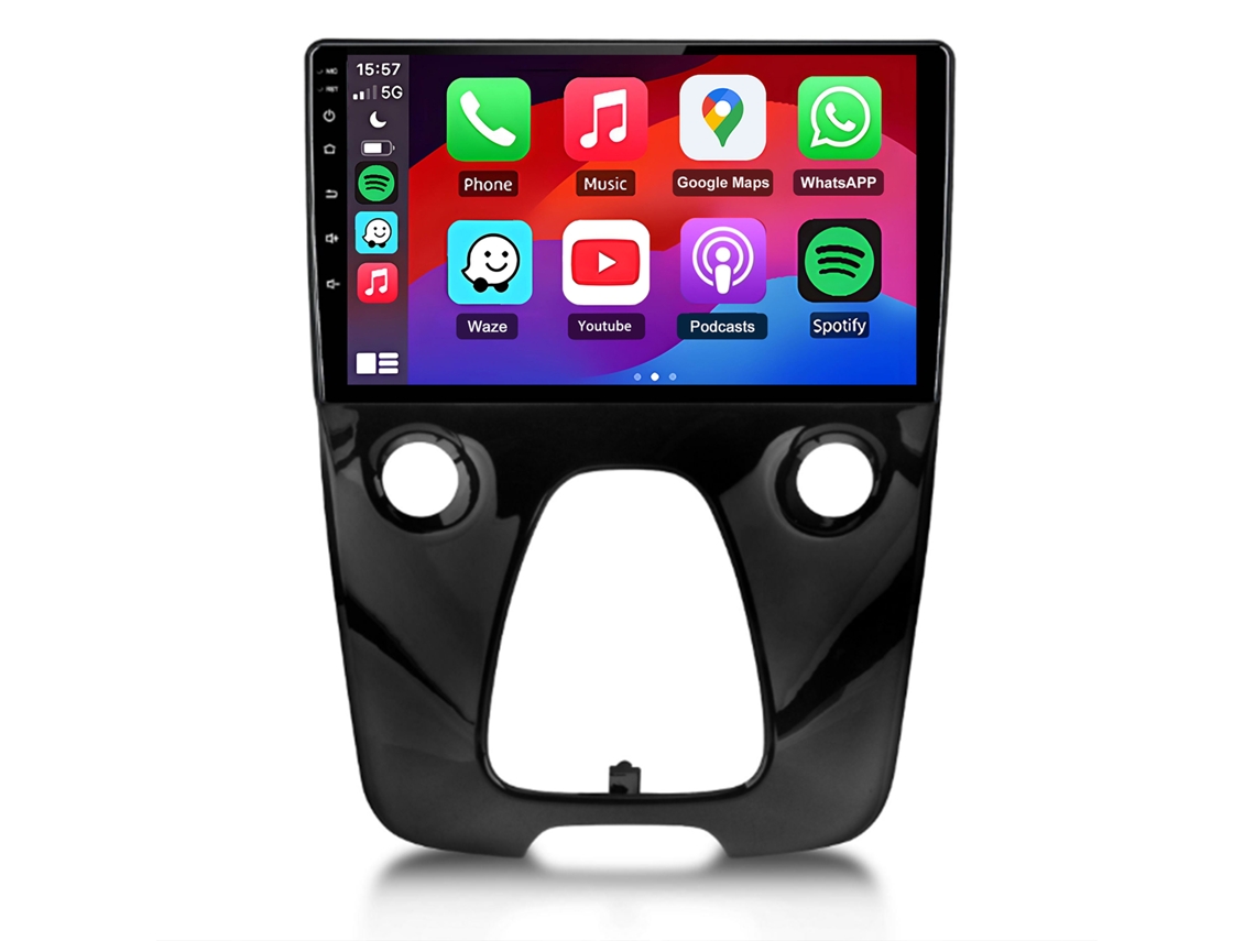 Autorradio Junsun Android 15 Para Toyota Aygo 2015, Citroën C1/peugeot 108 | Auto Y Car Play | 2 Gb + 64 Gb | Plug And Play | Gps | Swc