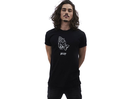Camiseta MISTER TEE dark pray Hombre (XL - Negro)