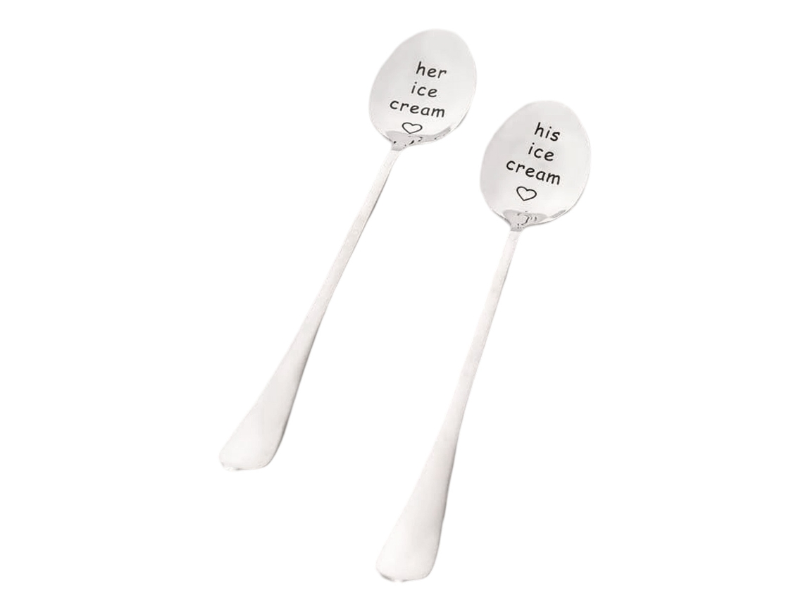 Cuchara de café de acero inoxidable - Personalizada para regalo RNEMITERY