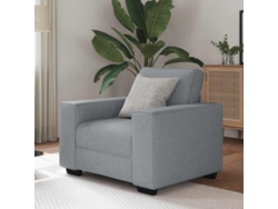 Sillón De Relax | Sillón Sofá Tela Gris Claro 60 Cm Wsd861128