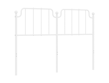 Cabecero de cama VIDAXL metal blanco (135 cm)