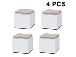 Almohadillas De Soporte De Altura Para Mesa De 4 Piezas Para Protección Del Suelo, Muebles, Antideslizantes, Sofá, Cama, Alfombra, Patas Resistentes