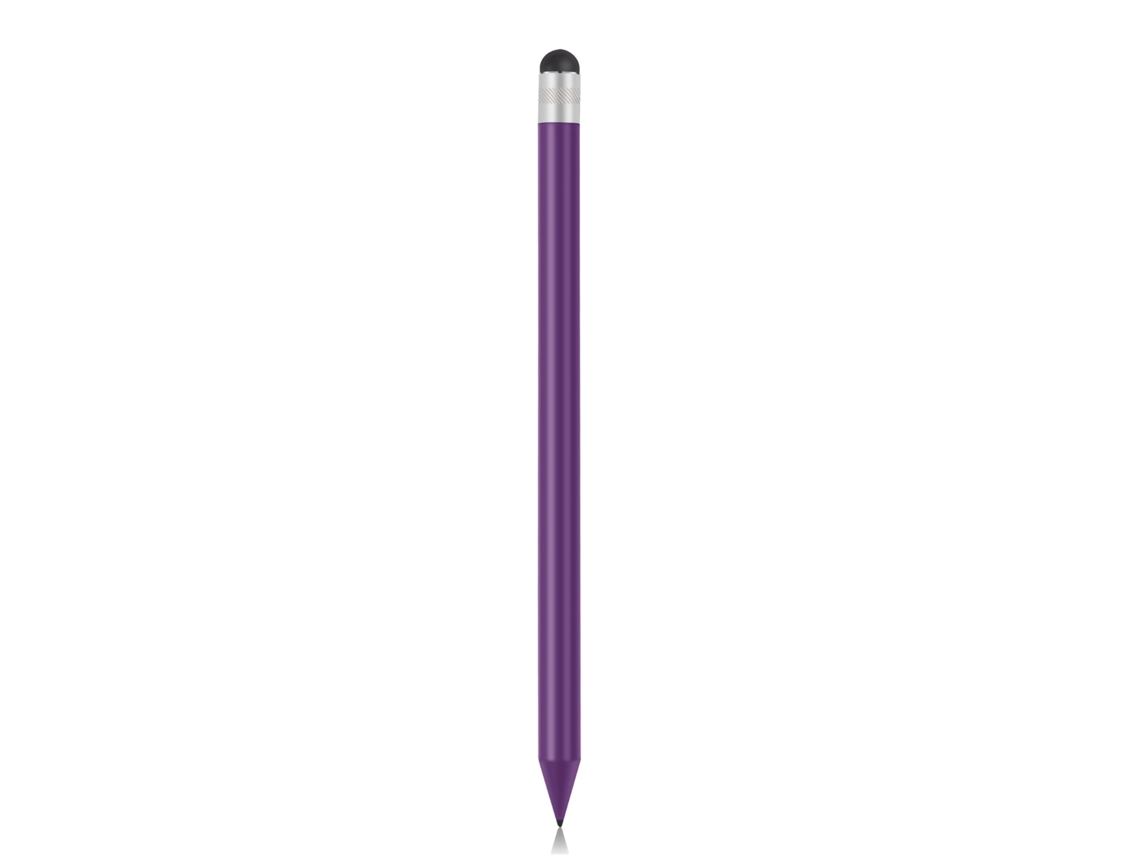 Caneta Estilo Stylus Para Tela Tática Capacitiva Iphone Blackberry Htc - Roxa Alta Sensibilidade