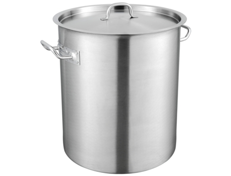VEVOR Olla de Acero Inoxidable con Tapa y Asa, Olla grande de 39,7 L, 35 x 41 cm