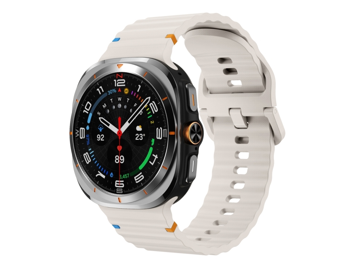 Correa para Samsung Galaxy Watch Ultra - Silicona con textura ondulada cosida (47 mm)