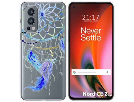 Carcasa OnePlus Nord 2 5G TUMUNDOSMARTPHONE Dibujos Transparente Multicolor