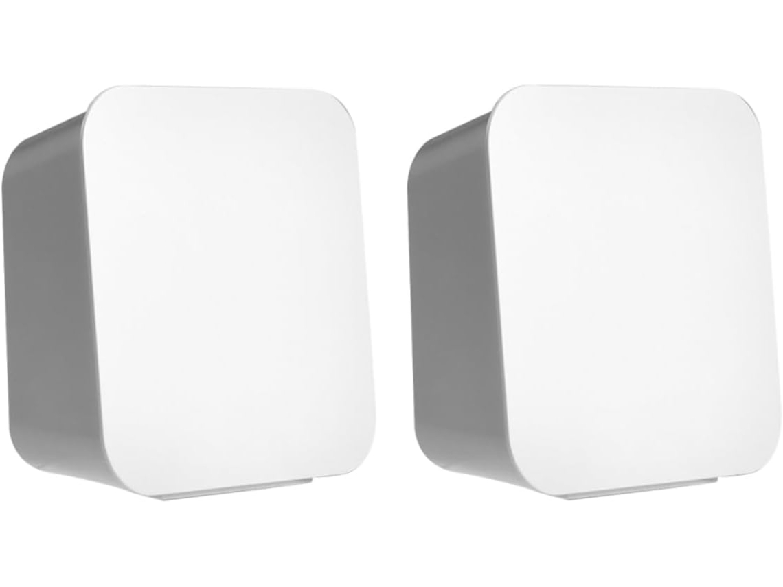 Juego de 2 cajas organizadoras de baño para montaje en pared, prácticas para guardar artículos de higiene.