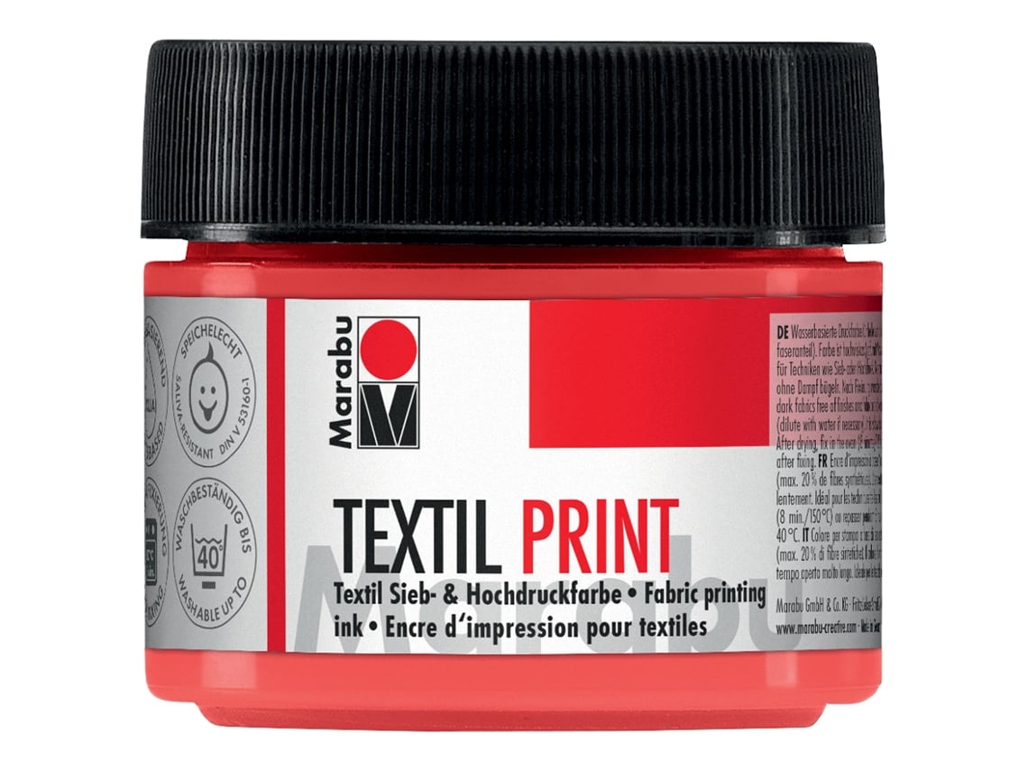Tinta Textil MARABU Estampa Textil Cian Primario 100 Ml