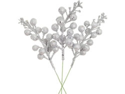 14 Tallos De Frutos Navideños Con Brillo, 20cm Ramitas Artificiales Para Decorar Árbol, Corona Y Manualidades De Navidad