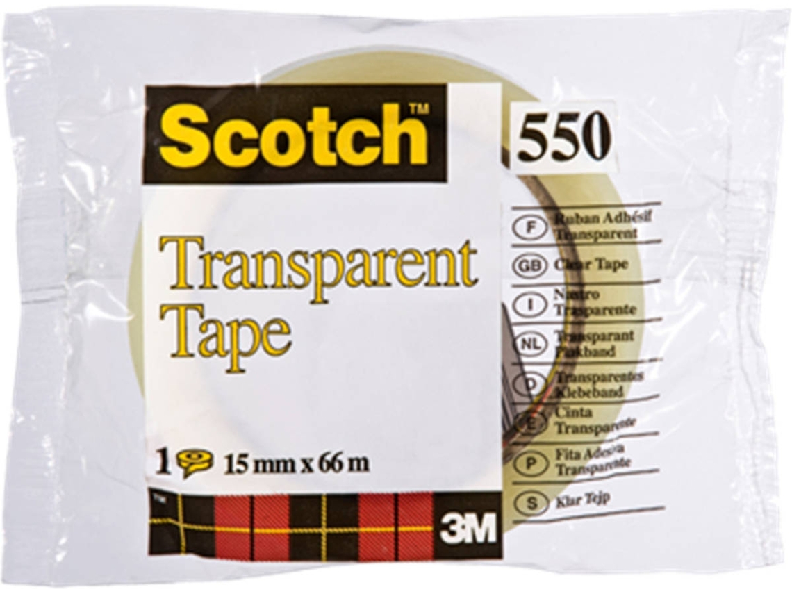 Cinta adhesiva SCOTCH 550 Claro