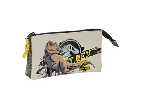 Estuche Escolar JURASSIC WORLD Warning 2024 Triplo 812363744