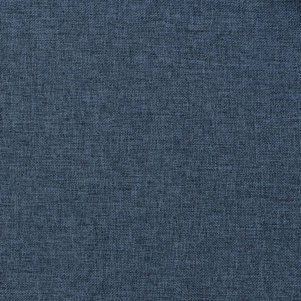 Maison Exclusive Cortinas opacas con ojales look de lino 2 pzas azul  140x225 cm