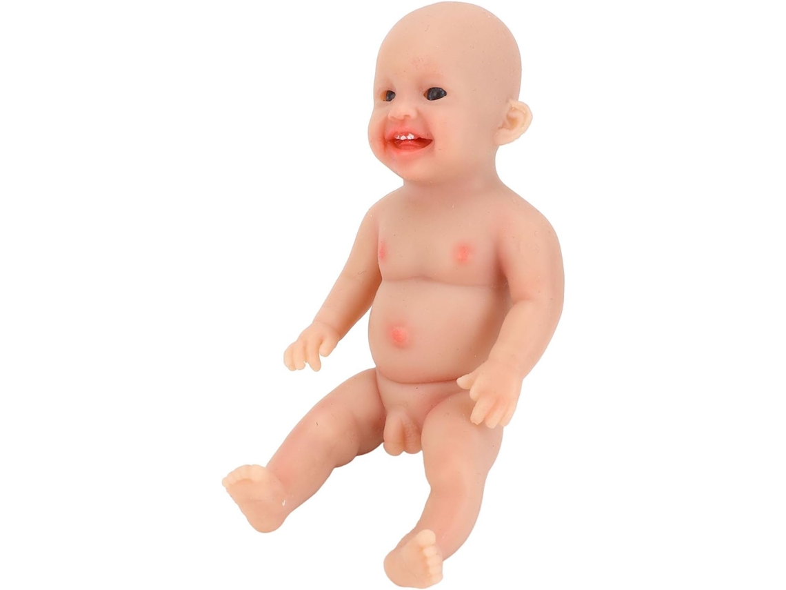 Muñeca Realista De 15 Cm Con Silicona Suave Y Una Linda Carita Sonriente Para Niños Pequeños.