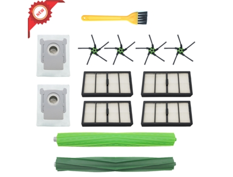 Filtros cepillos laterales cepillo de rodillo para Irobot Roomba S9(9150),S9(9550) accesorios de Robot aspirador Kit de piezas de repuesto