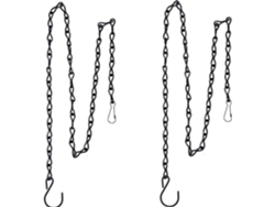 Cadenas colgantes negras (24 cm)