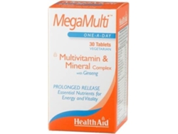 Complemento Alimentar HEALTH AID Megamulti Com Ginseng (30 comprimidos)