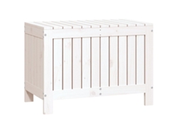 Caja de almacenamiento para jardín de pino blanco macizo MAISON EXCLUSIVE (76 x 42,5 x 54 cm)