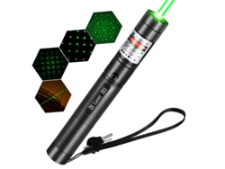 303 Alta Potência Céu Estrelado Longo Alcance Luz Laser Ao Ar Livre Luz Forte Longo Alcance Treinador Indicador Caneta Yuysan Luz Verde Preto