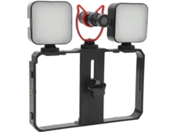 Kit De Cámara En Directo Con Luz De Relleno De Alta Luminosidad Y Micrófono.