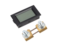 Amperímetro Digital Para Montaje En Panel Con Pantalla Lcd, 100 A, Resistencia De Derivación, 100 A/75 Mv, Pantalla Led Azul, Ca/cc 8 V-12 V