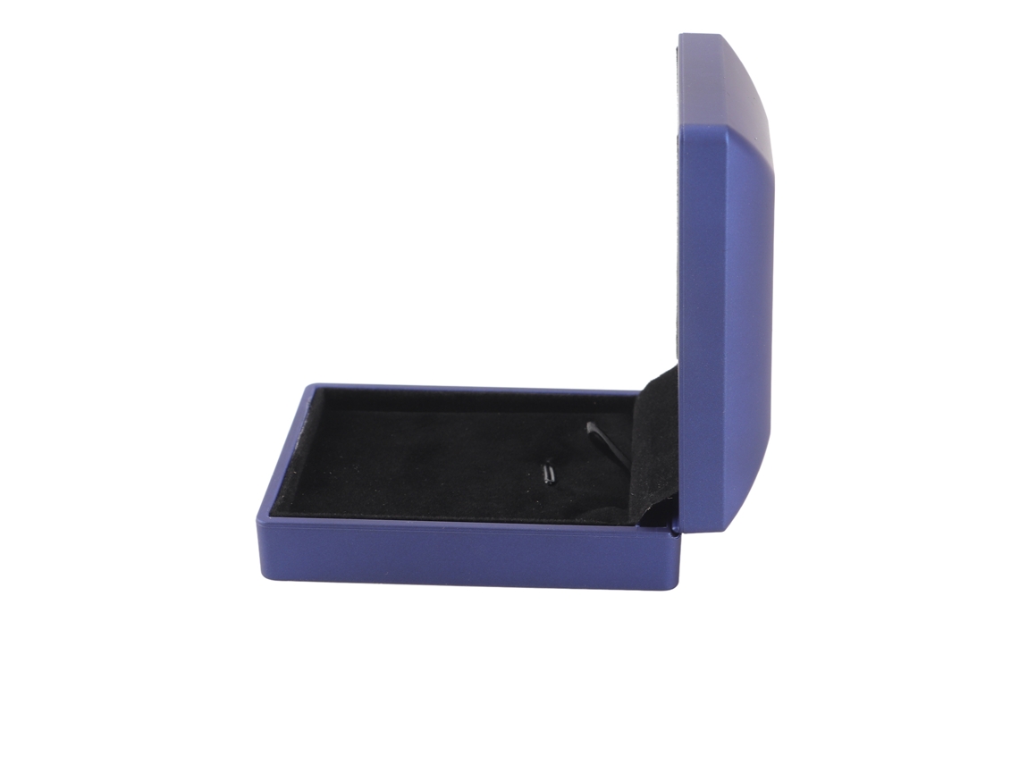 Caja Para Anillos De Madera De Nogal Acolchada De Estilo Retro Para Joyas De Boda, 5,5 X 5,5 X 4 Cm.