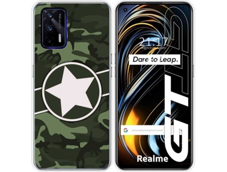 Carcasa Realme GT 5G TUMUNDOSMARTPHONE Camuflaje 01 Multicolor