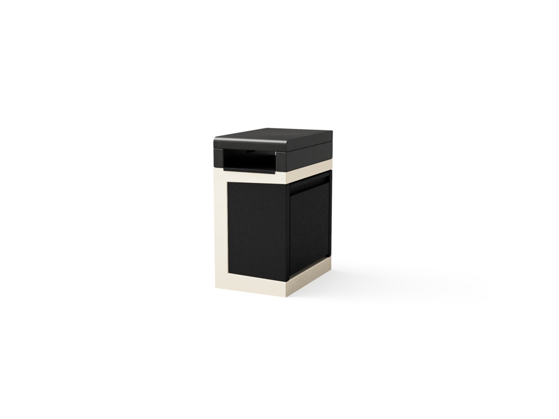 Modulo con Cubo de Basura para Barbacoa TUOZI Kitaway (Blanco, Negro - 42x63x81cm)