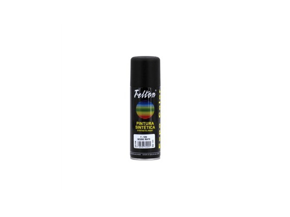 Spray Esmalte Negro Satinado 200ml F 1370 Felton