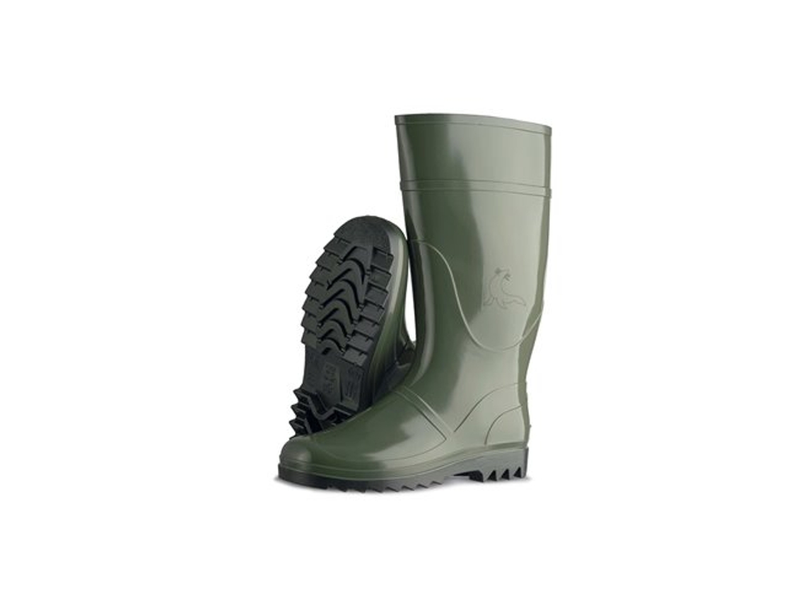 Botas De Agua De Caña Alta Color Verde Oliva (talla 40) Fabricadas En Pvc
