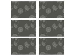 Set de 6 alfombras minimalistas impermeables y antideslizantes, fáciles de limpiar. TRUYUETY