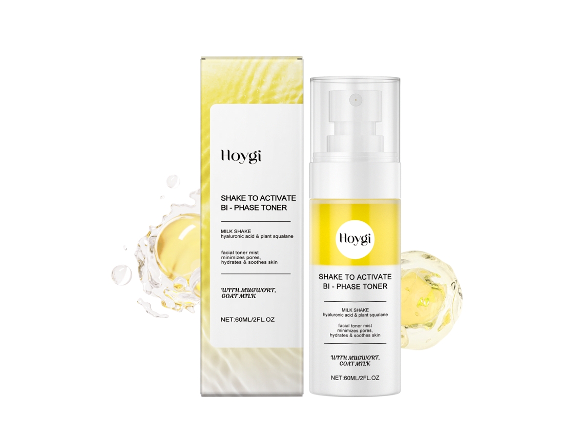 Spray facial con ácido hialurónico. Bruma hidratante, nutritiva e iluminadora para la piel con extracto de leche de cabra y artemisa.