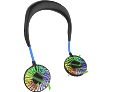 Wowgo Cuello Fan, Mini Usb Fan De Manos Libres Bnf02w, negro (nuevo No Precintado)