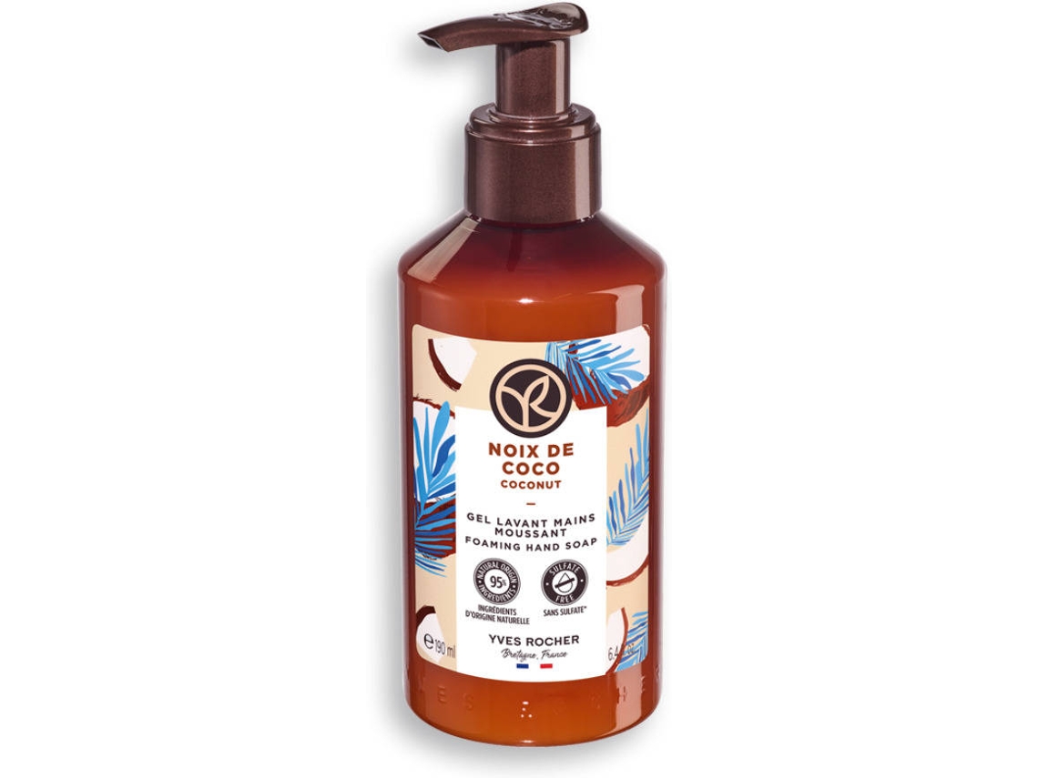 Jabón de Manos YVES ROCHER FRANCE Nuez de Coco (190 ml)