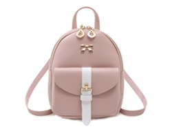 Mini bolso de hombro para mujer, mochila pequeña de moda con orificio para auriculares
