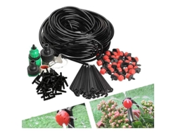 Kit De Riego Por Goteo Automático De 25 M Para Jardines, Parterres Y Patios.