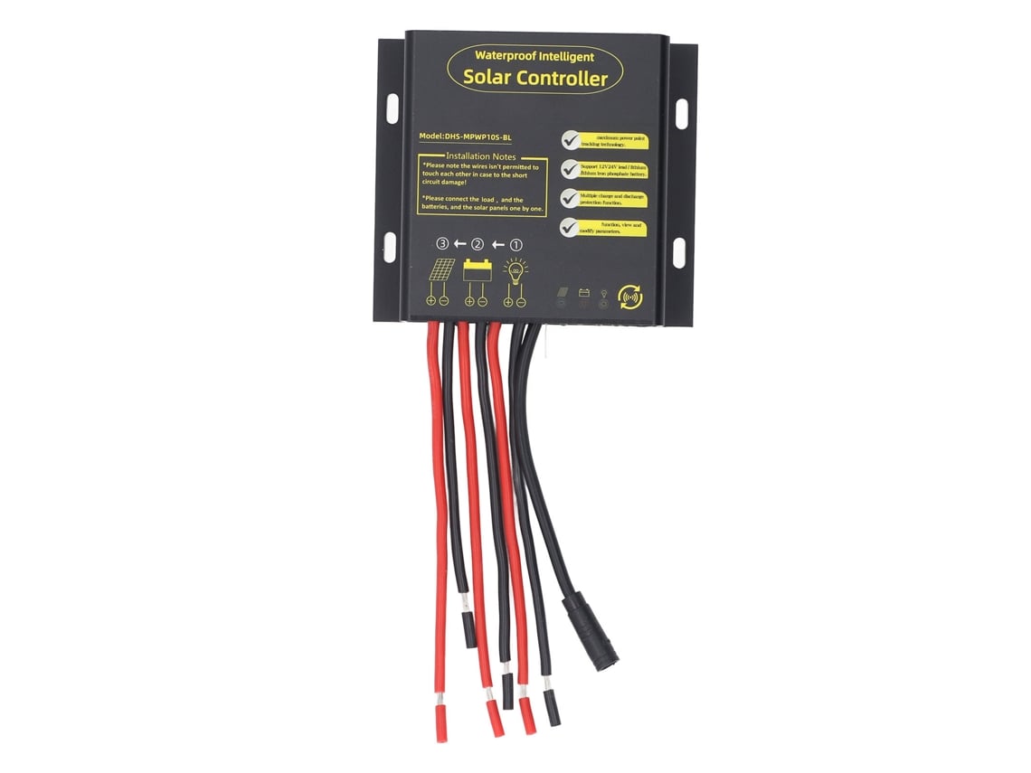 2026 Store-controlador Solar Mppt 12v 24v 10a Bluetooth Carga Rápida Resistente Al Agua Universal Para Baterías Selladas